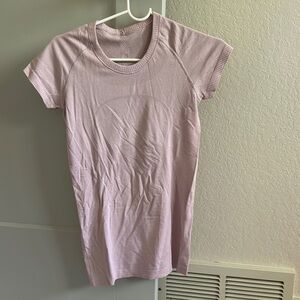 Lululemon Women's Pink Short Sleeve Top